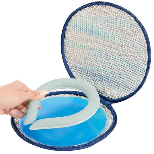 ワイドタイプ 約21cm ポーチ 保冷剤 ※本品はポーチと付属の保冷剤のみの商品です。ネックリングは別売となります。