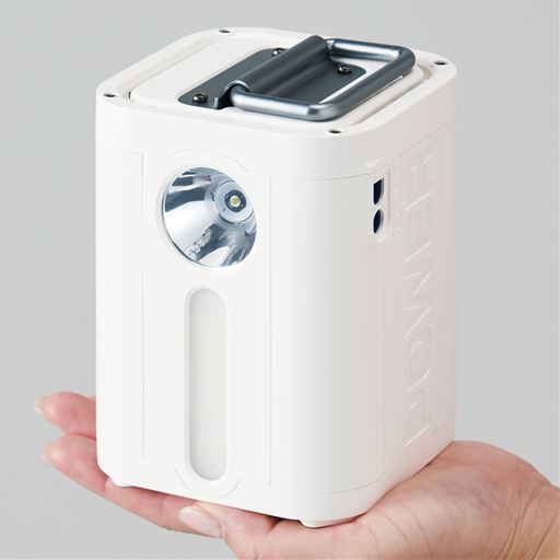 手のひらに乗るほどコンパクト。