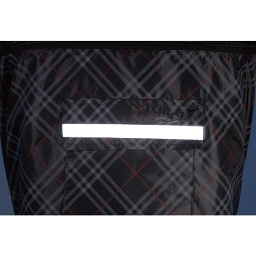 反射帯付きだから夜道も安全!!