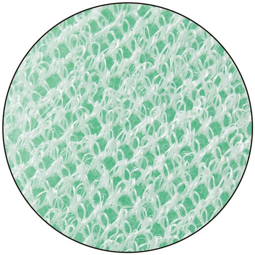 フラワー<br>裏面(パイルメッシュ)拡大