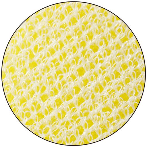 ベジタブル<br>裏面(パイルメッシュ)拡大