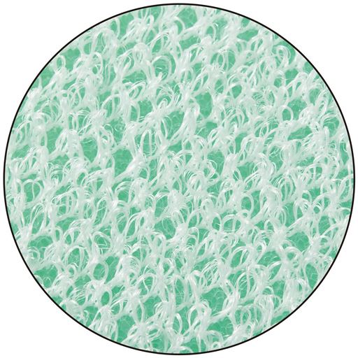 フラワー<br>裏面(パイルメッシュ)拡大