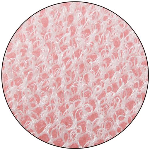 のるニャンズ<br>裏面(パイルメッシュ)拡大