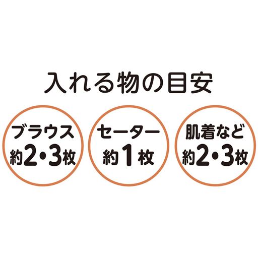 入れる物の目安