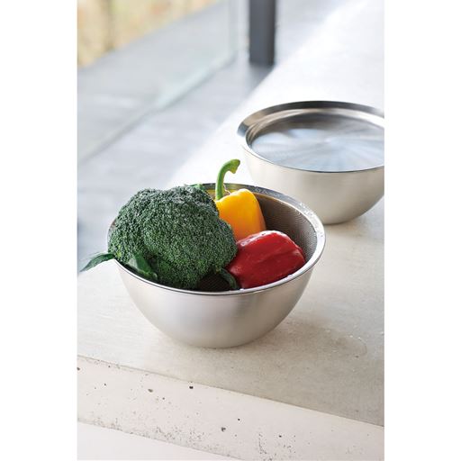 WF-6916ボウルとWF-6917プレートと合わせて下ごしらえが更に便利に