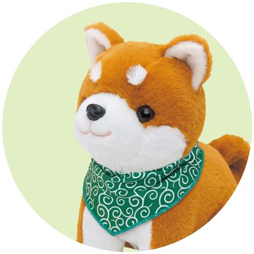 かわいい唐草模様のバンダナ付き!