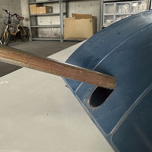 (1)サビている状態