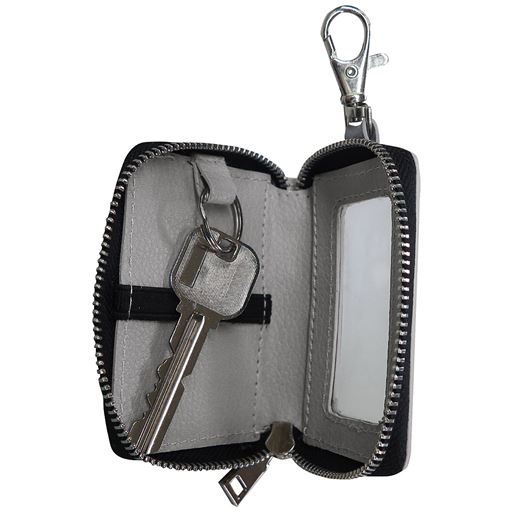 家の鍵などのキーケースとしても使えます! ゴムベルト付き