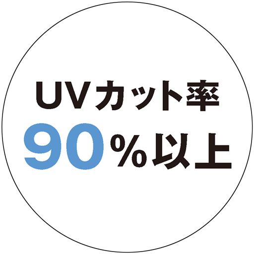 UVカット率90%以上