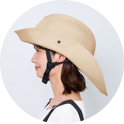 スナップボタン付き