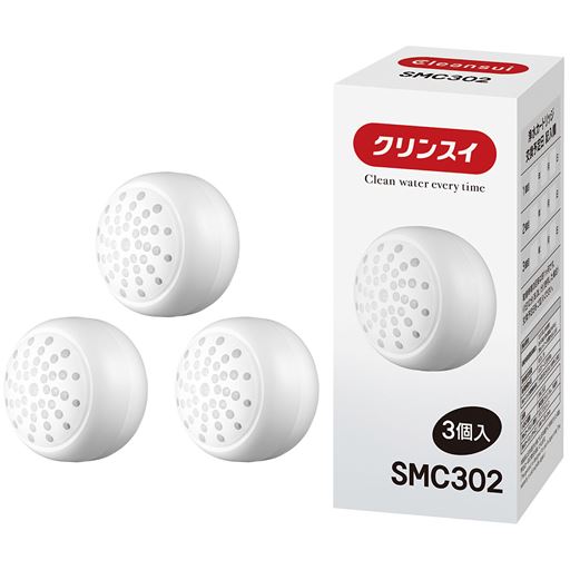 B(カートリッジ3個) 交換用浄水カートリッジ 遊離残留塩素低減能力3,000L(6時間)※浄水カートリッジ1個あたり※50%除去・浄水器協会JWPASJ「浄水シャワーの試験方法」による