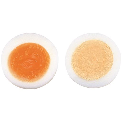 お好みに合わせて固ゆで、半熟が作れる!