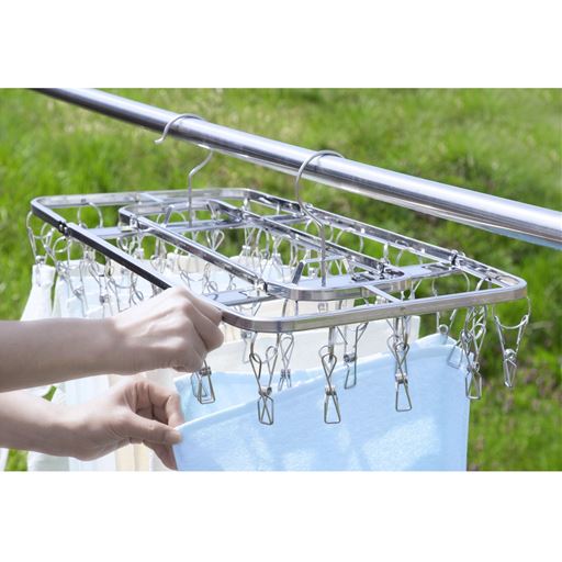 つまみが長いこだわりのピンチのため、指が痛くなりません。