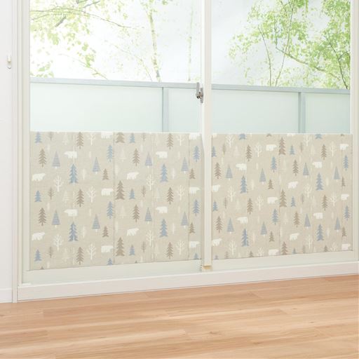 A(シロクマ柄) ※画像は2枚使用時<br>90×60