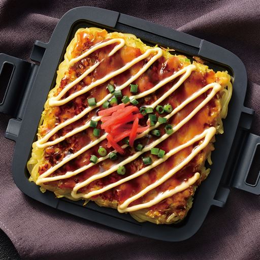 広島風お好み焼き。