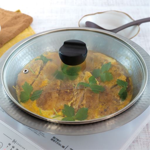 カツ煮 ガラス蓋付で中が見えやすい♪