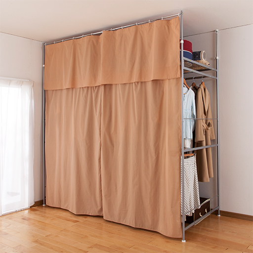 ブラウン D<br>カーテン使用時