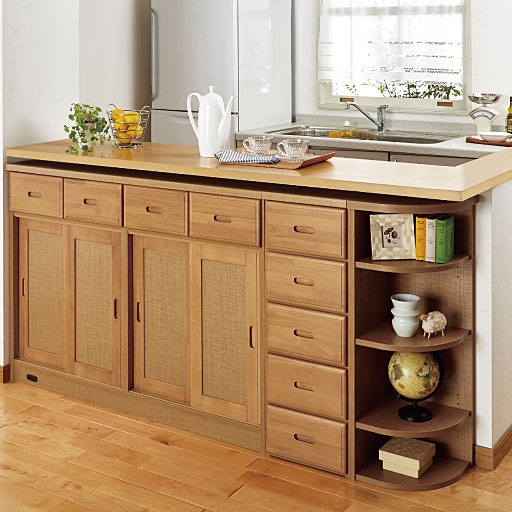 ライトブラウン A(コーナー)+B(チェスト)+D<br>※このサイズ、カラーの販売は終了しました。