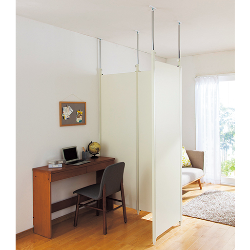 ホワイト 左からB、B、A<br>直角に連結できます。