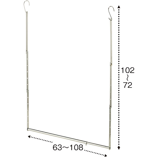 B (幅63～108cm)<br>※寸法の単位はcmです。