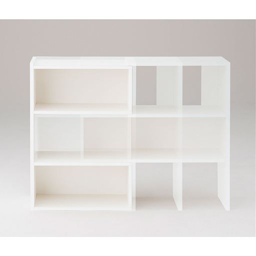 A・E (伸縮ラック) ホワイト<br>幅60～112cmの範囲で伸縮。スペースぴったりに調整して使えます。