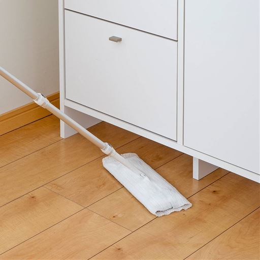 底部には空間があるので、お掃除もしやすく、いつも清潔に。