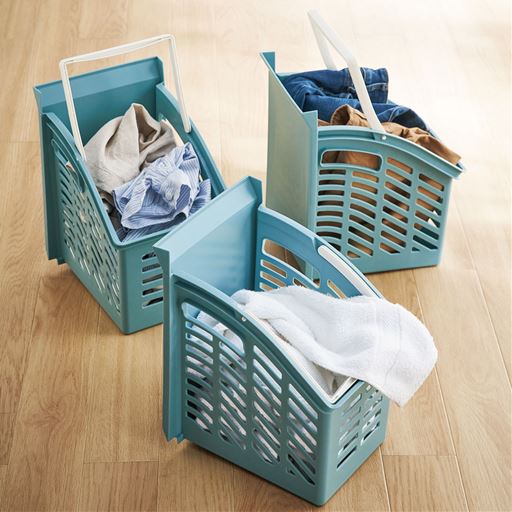 色物と白物や汚れのひどい洗濯物の仕分けに。