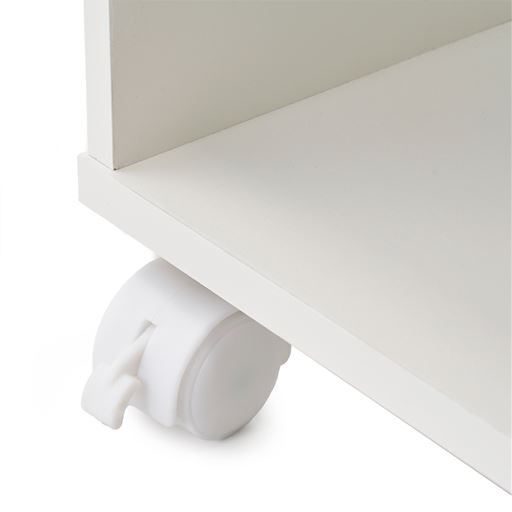 キャスター付きで移動もラクラク。