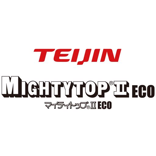 表層のポリエステルわたに、防ダニ・抗菌防臭機能のテイジン「マイティトップ&reg;II ECO」を使用。