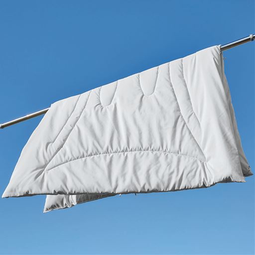 汚れても洗濯機で洗えるのでいつでも清潔にお使いいただけます。