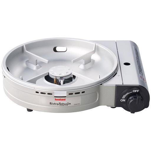 プレートを外せばカセットこんろとしても使える