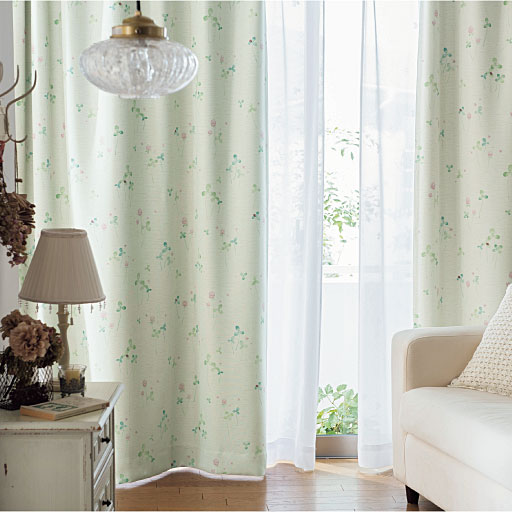 ホワイト ※商品はレースカーテンです。<br>UVカット約95%で室内の日焼け対策や、紫外線による家具・フローリングの色あせ防止にも。