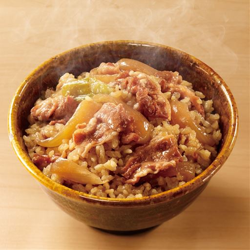 出汁のきいた牛丼