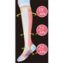装着部の血行促進むくみ軽減と予防 ふくらはぎ部の着圧 足裏を持ち上げ、楽に歩ける 土踏まずサポート