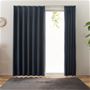 遮光カーテン(ネイビー)<br>幅100cm・150cmはカーテン2枚+レースカーテン2枚(4枚組)、幅200cmはカーテン1枚+レースカーテン1枚(2枚組)でお届けします。