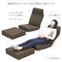 座椅子(VQ-1348)と一緒に使えばさらに快適なくつろぎスタイルが完成!<br>※座椅子は別売りです。