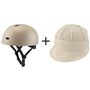 ベージュ B(ヘルメット・帽子セット)
