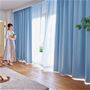 ペールブルー<br>※商品はレースカーテンです。カーテンはCP-169を使用しています。