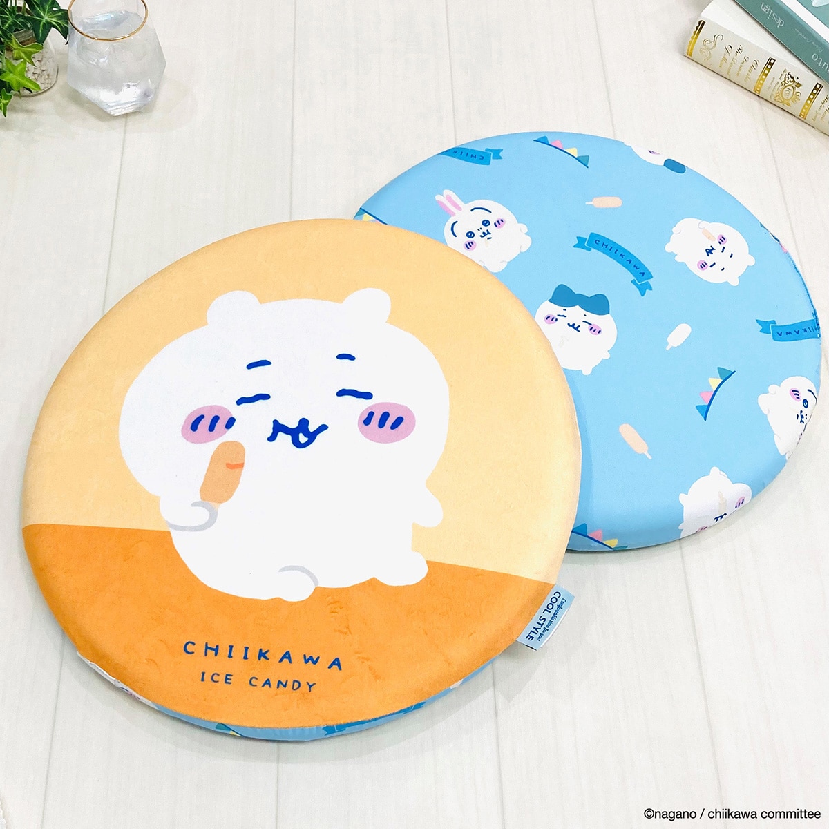 ちいかわ シートクッション ちいかわ もっちり冷感シートクッション(リバーシブル)/裏面ひんやり