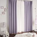 【形状記憶】星柄箔プリント遮光カーテン