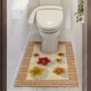 イタリア製トイレマット（アネモネ）