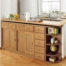 天然木カウンター下収納（引き戸式）