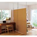 すき間が出来ない間仕切り収納パーテーション