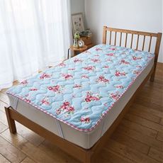 パッドシーツ(綿100%ダブルガーゼ・花柄)