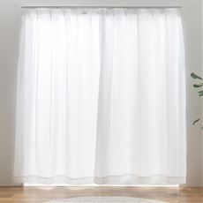 光を取り入れる採光・遮像ボイルカーテン(既製7サイズ)