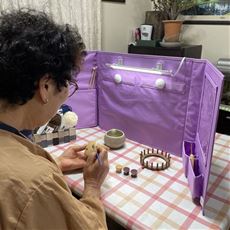 はこスペ 卓上パーテーション (LEDスリムライト付)