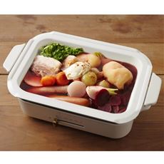 BRUNOコンパクトホットプレート用セラミックコート鍋