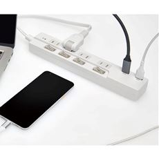 雷ガード付きタップ 4P