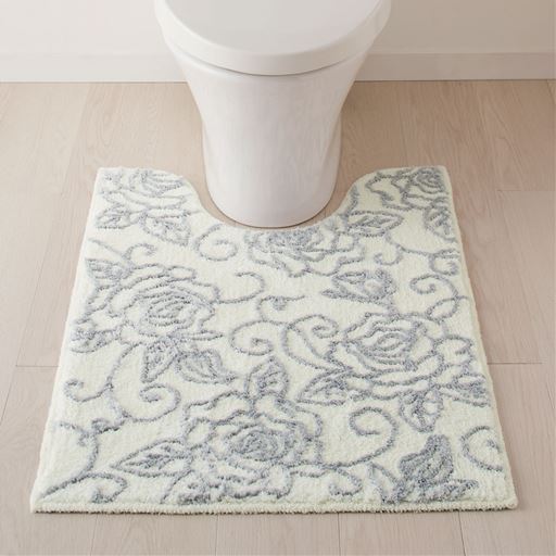 トイレマット(ローズ柄)