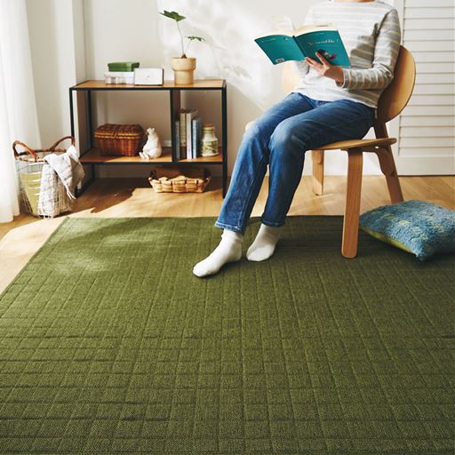 洗えるキルトラグ